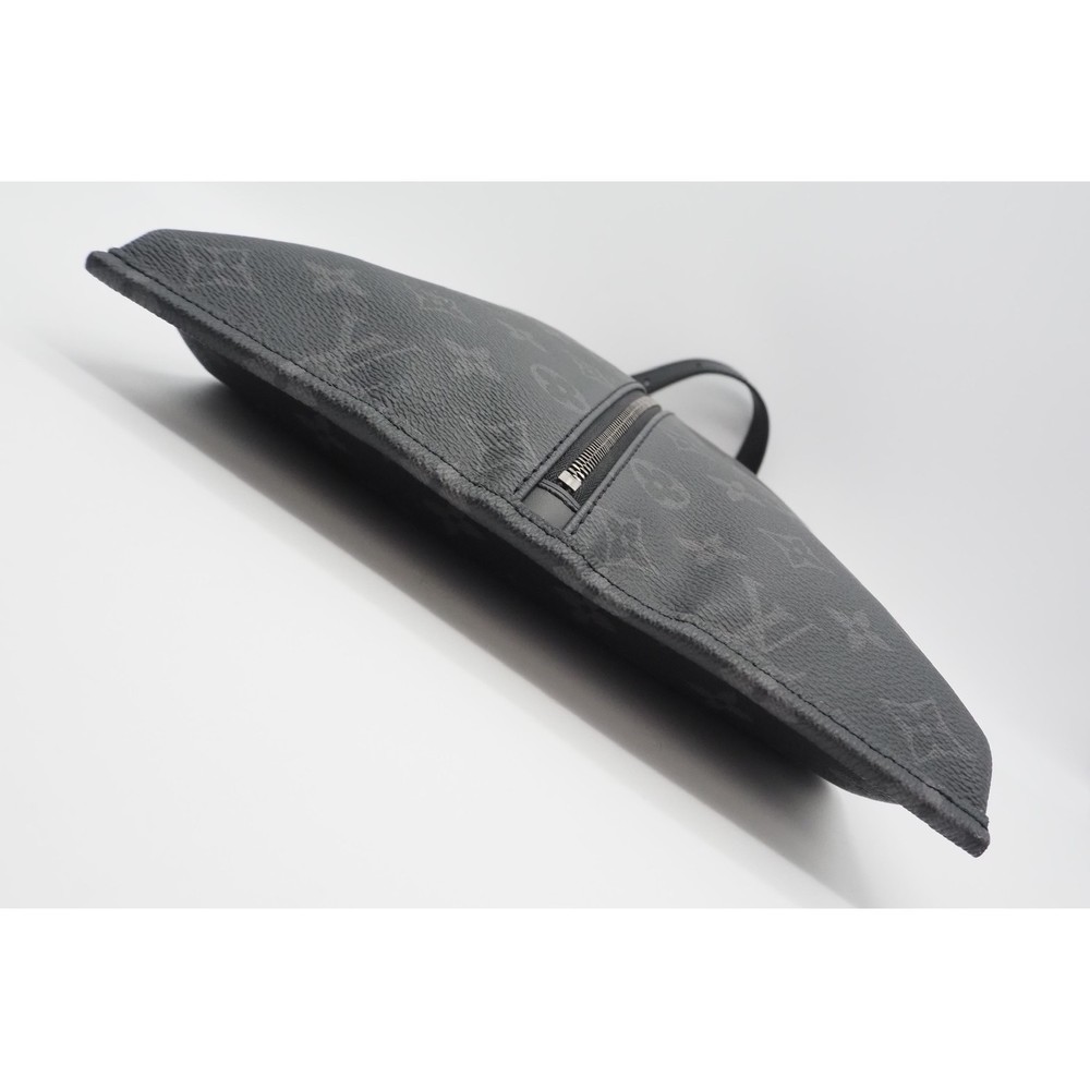 Louis Vuitton Eclipse Monogram Gray Shoe Bag Black - image 7